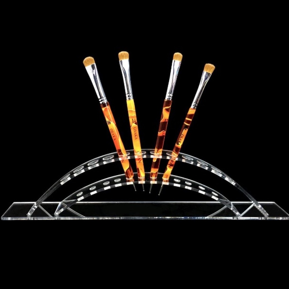 Display Stand 12-Slots Premium Clear Acrylic